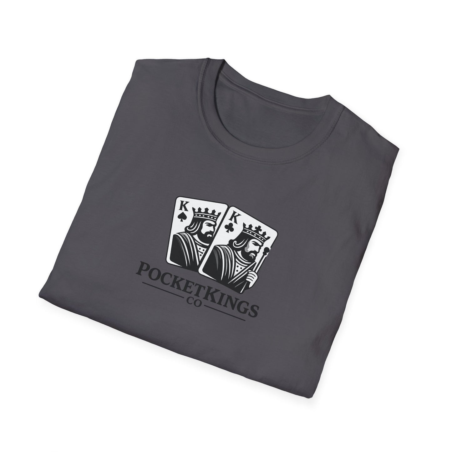 Classic Pocket Kings Logo T-Shirt – PocketKingsCo Signature Poker Tee