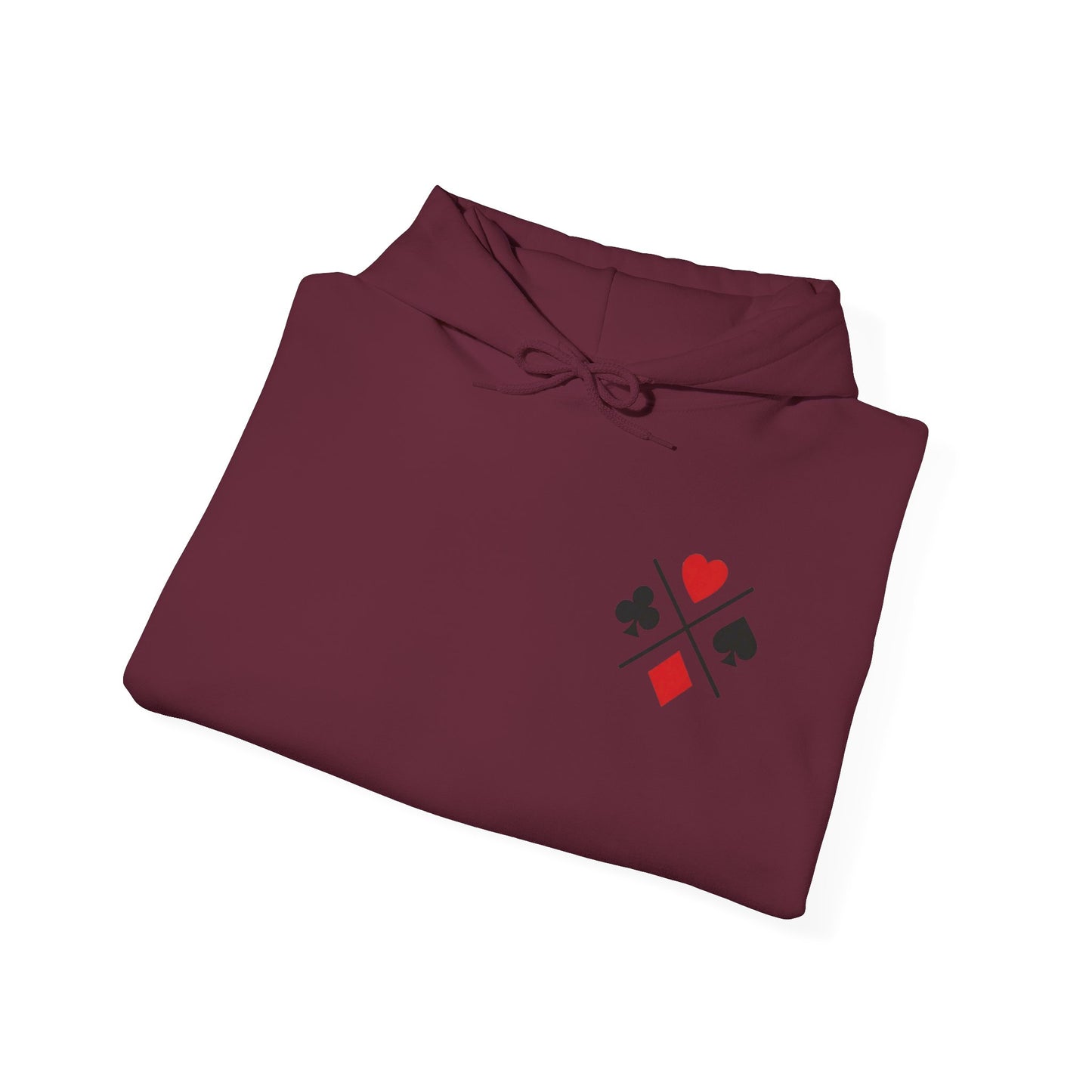 PocketKingsCo Poker Suits Hoodie – Minimal Poker Lifestyle Streetwear