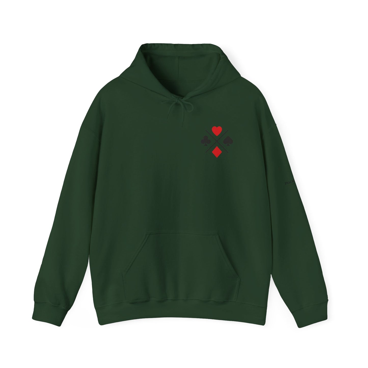 PocketKingsCo Poker Suits Hoodie – Minimal Poker Lifestyle Streetwear