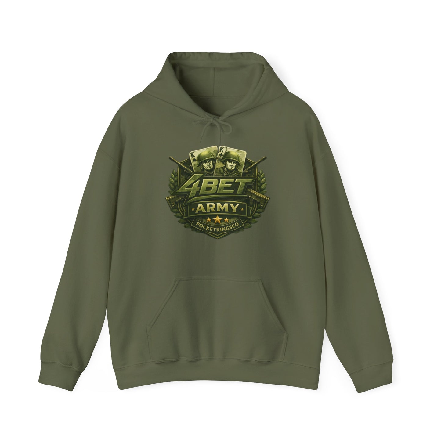 4Bet Army Hoodie – PocketKingsCo Poker