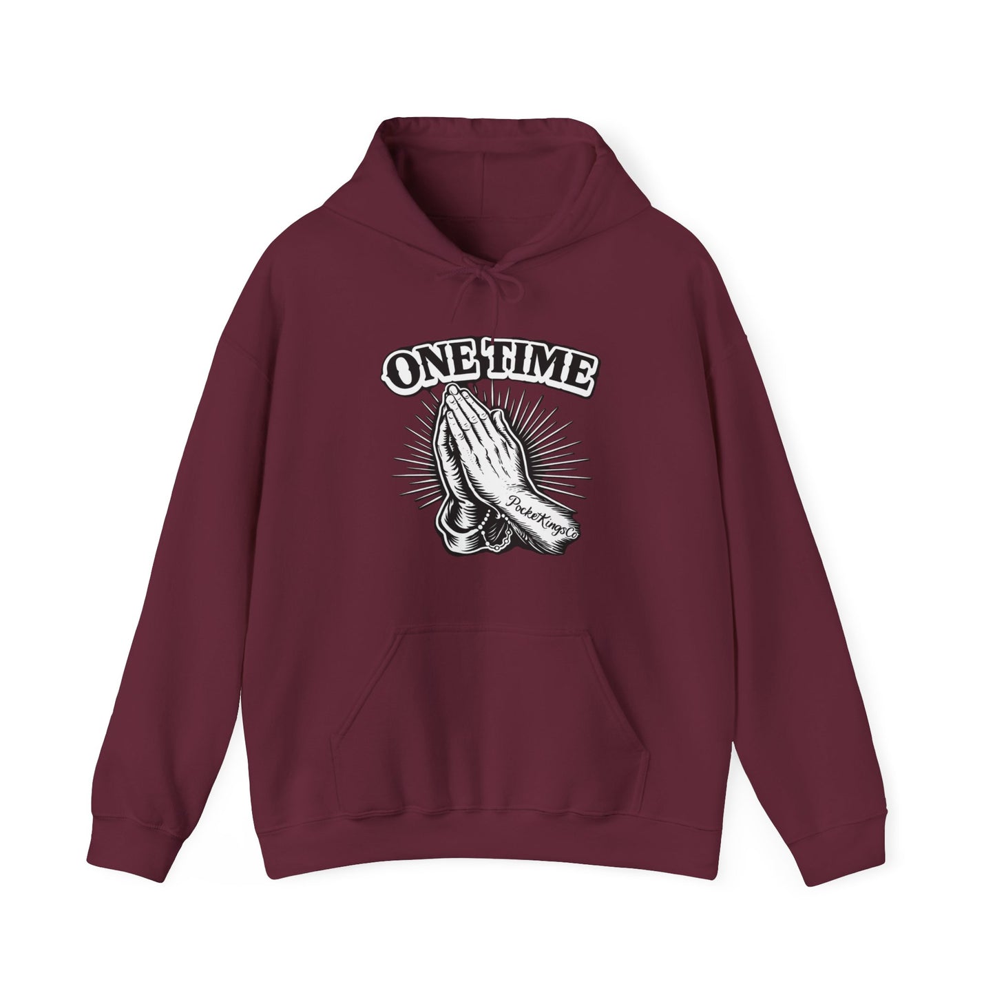 One Time PocketKingsCo Poker Mindset Hoodie