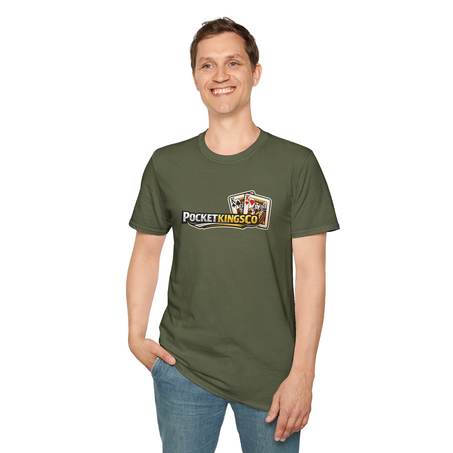 PocketKingsCo Premium Logo T-Shirt – Pocket Kings Poker Tee