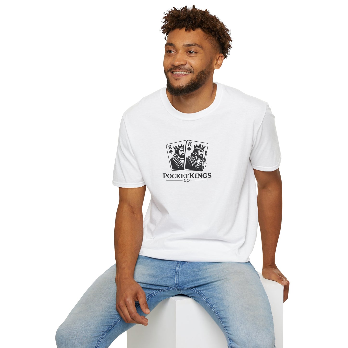 Classic Pocket Kings Logo T-Shirt – PocketKingsCo Signature Poker Tee