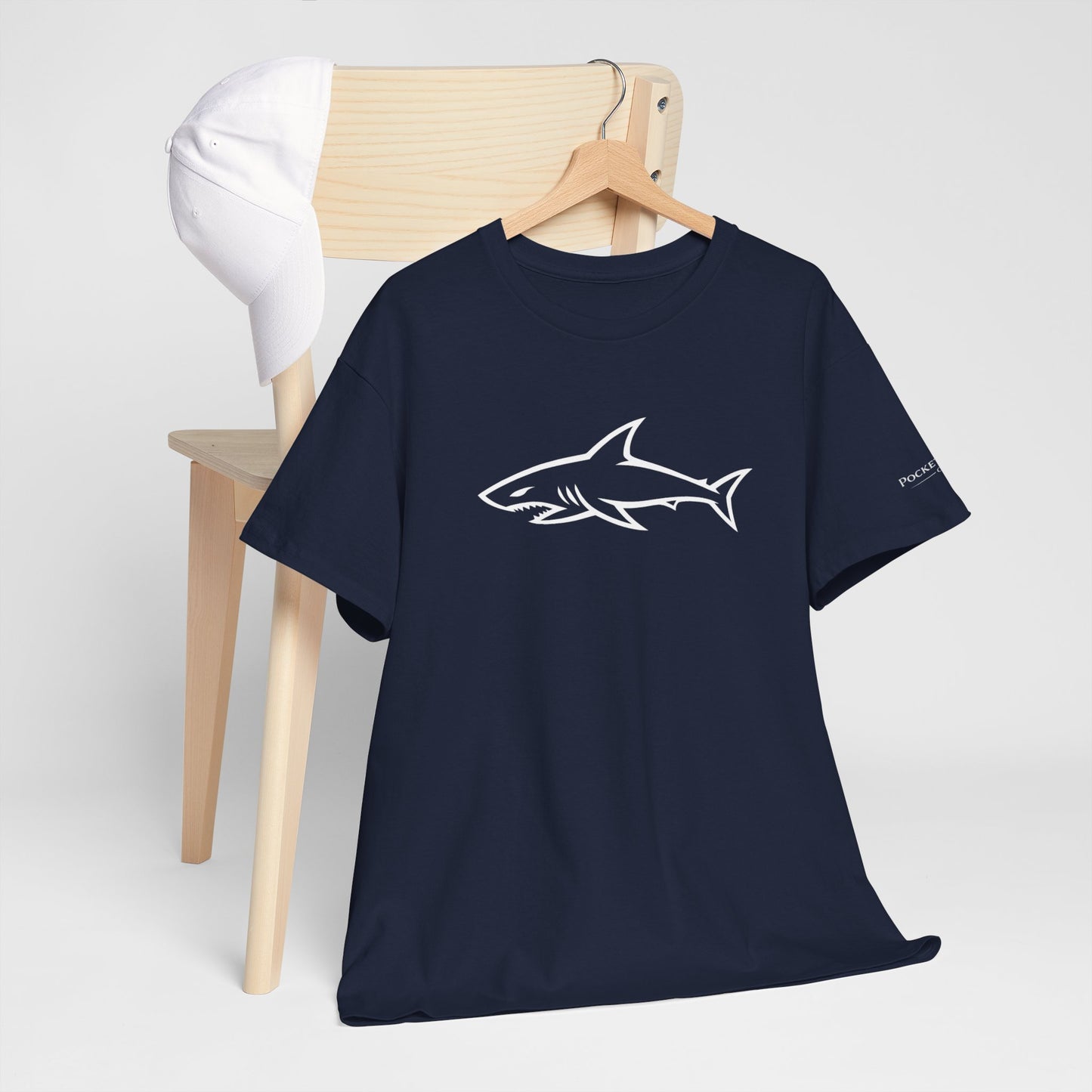 Shark At The Table Shirt — PocketKingsCo Shark Tee