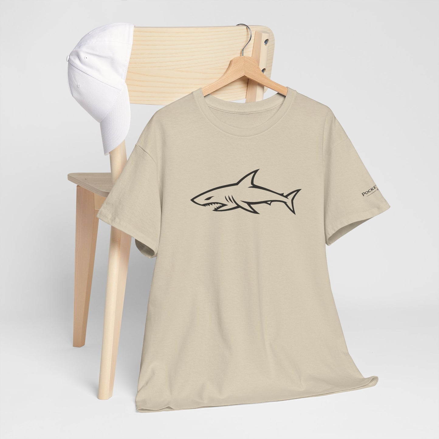 Shark At The Table Shirt — PocketKingsCo Shark Tee