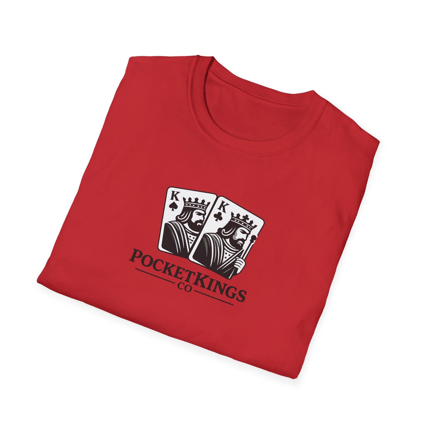 Classic Pocket Kings Logo T-Shirt – PocketKingsCo Signature Poker Tee