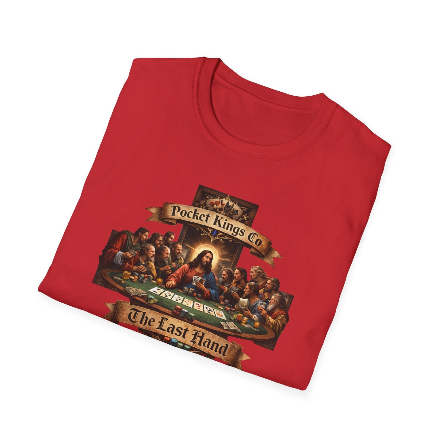 ''The Last Hand'' Poker T-Shirt – PocketKingsCo Faith & Poker Edition