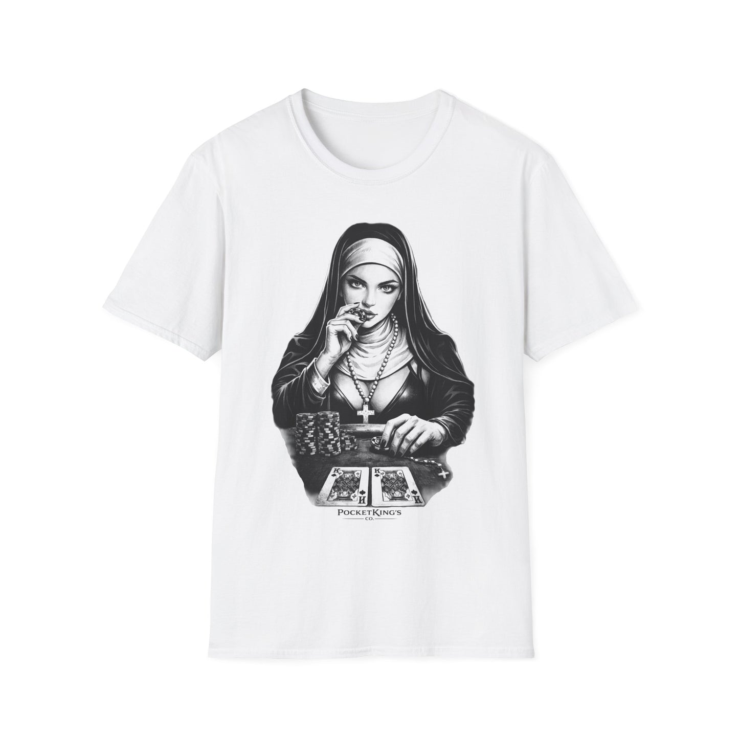 Pocket Kings Nun T-Shirt – Temptation PocketKingsCo Design