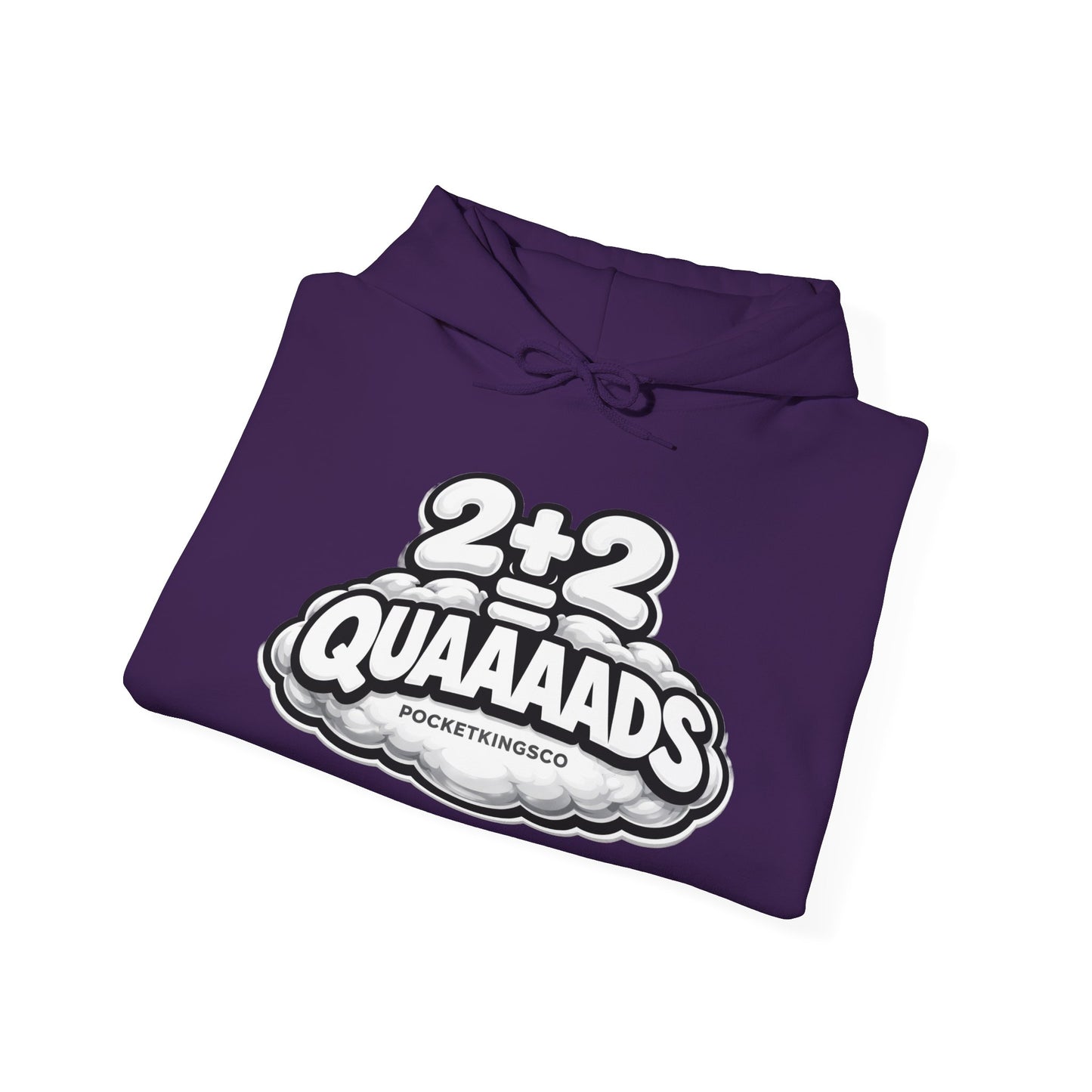 2+2 = QUAAAADS | PocketKingsCo Poker Hoodie