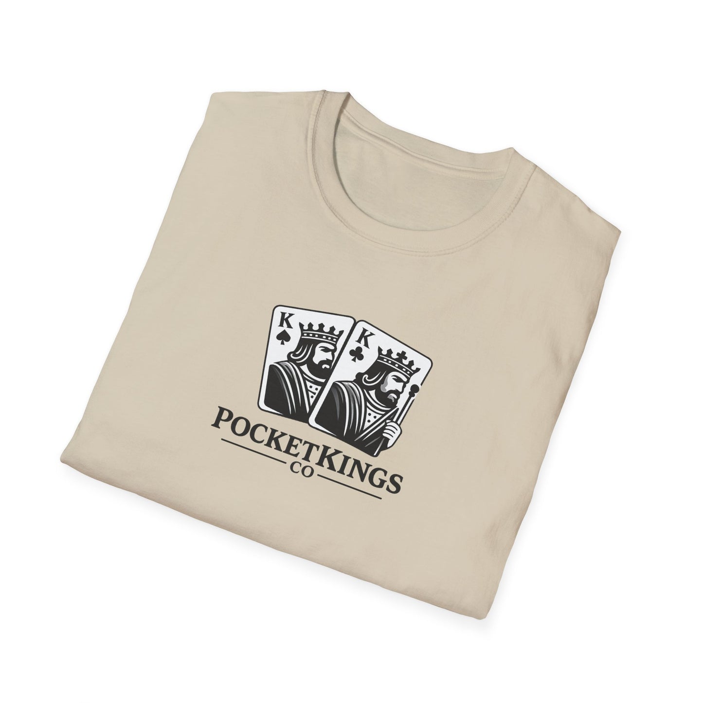 Classic Pocket Kings Logo T-Shirt – PocketKingsCo Signature Poker Tee