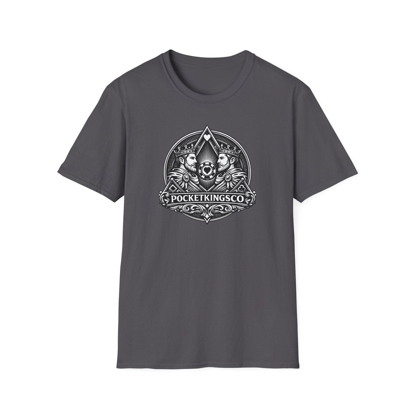 Royal Kings Emblem T-Shirt – PocketKingsCo Premium Poker Tee