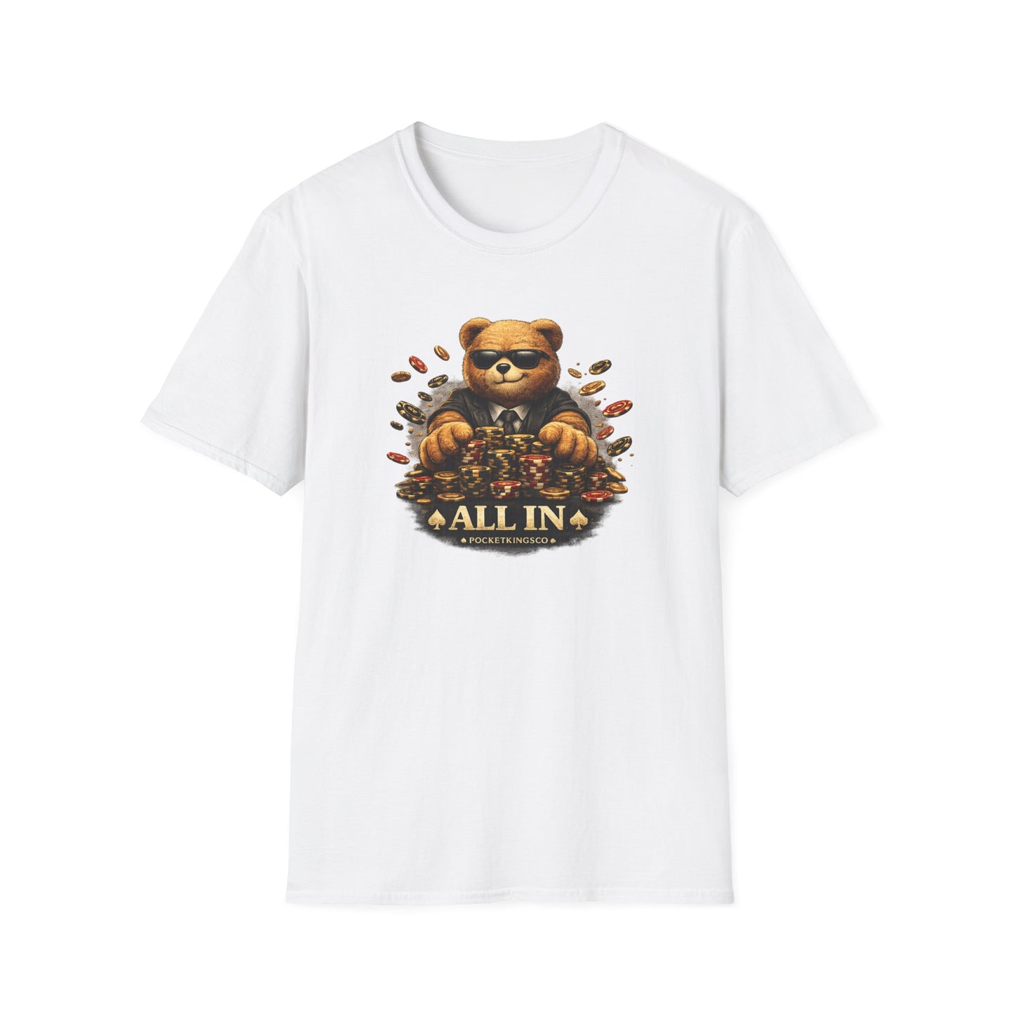 All-In Teddy Poker T-Shirt – PocketKingsCo
