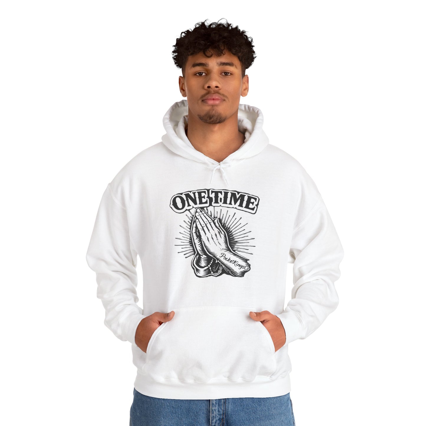 One Time PocketKingsCo Poker Mindset Hoodie
