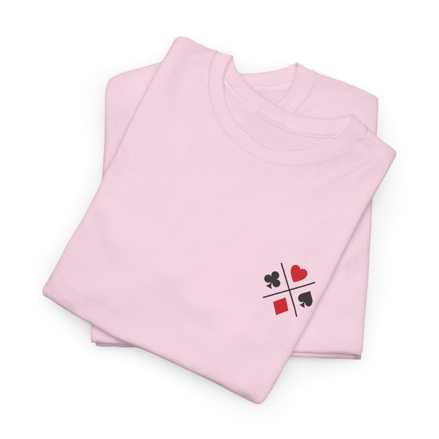 PocketKingsCo Poker Suits Logo T-Shirt – Minimal Left Chest Design
