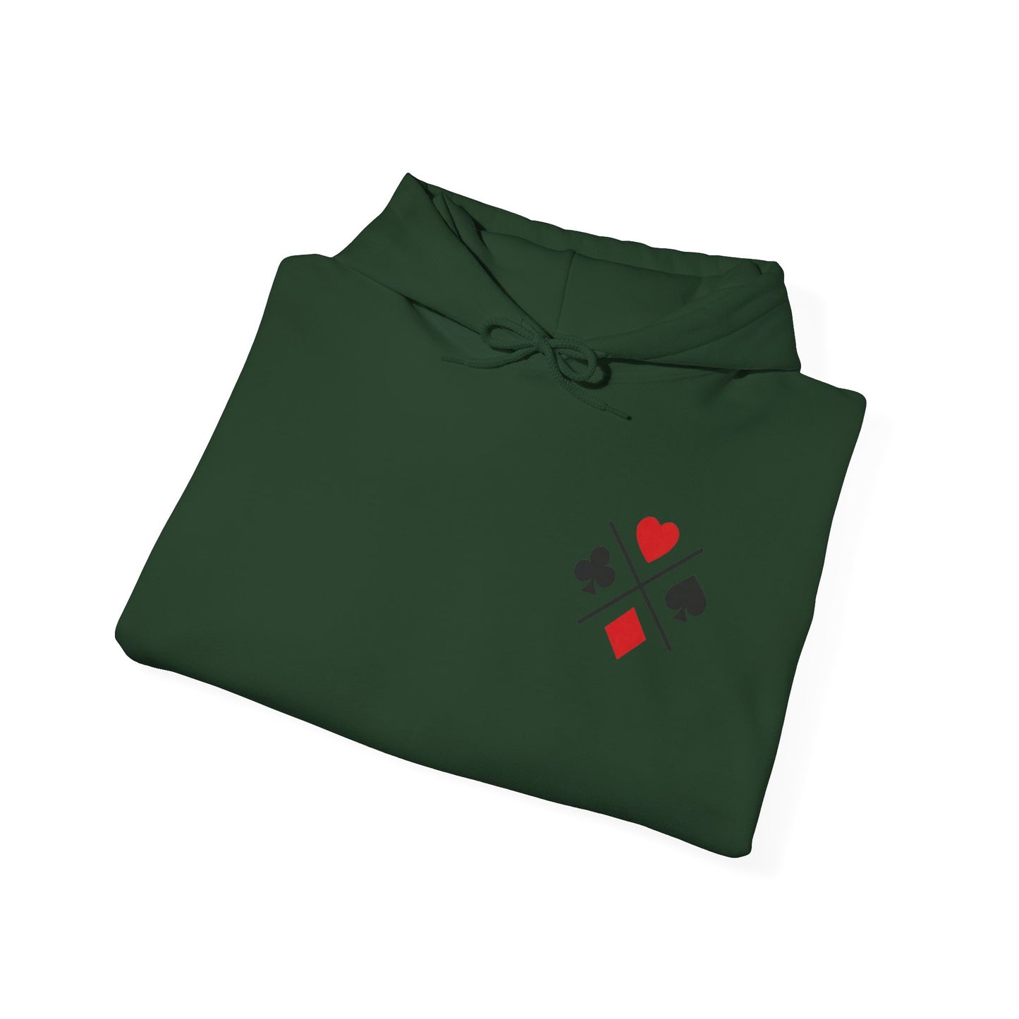 PocketKingsCo Poker Suits Hoodie – Minimal Poker Lifestyle Streetwear