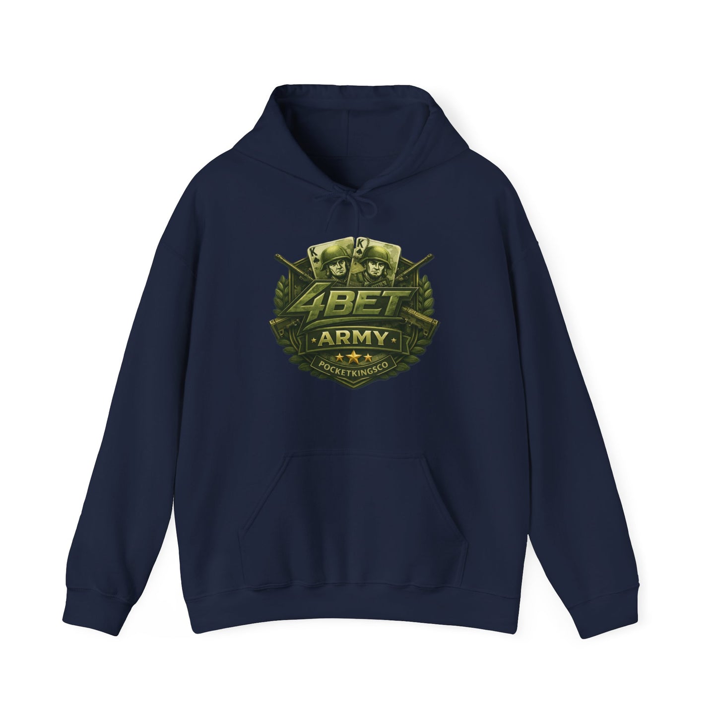 4Bet Army Hoodie – PocketKingsCo Poker