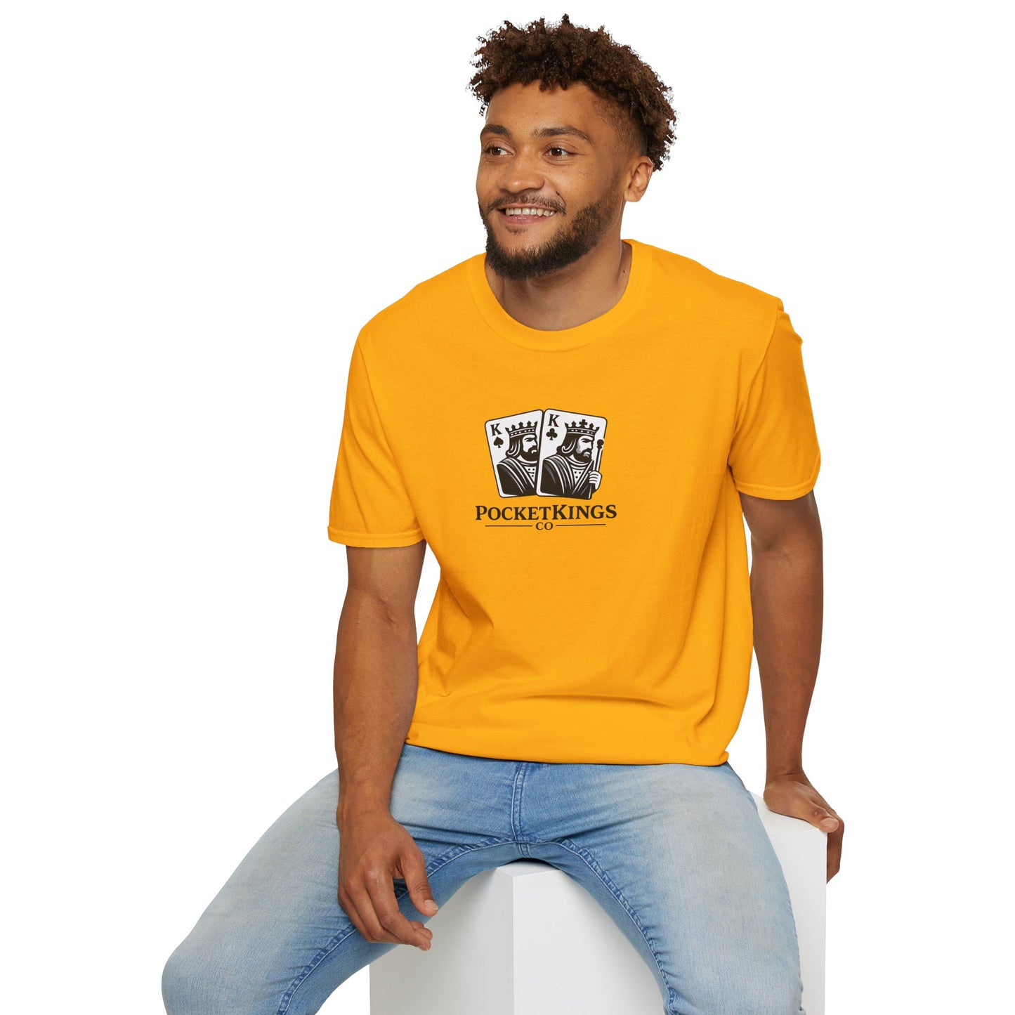 Classic Pocket Kings Logo T-Shirt – PocketKingsCo Signature Poker Tee