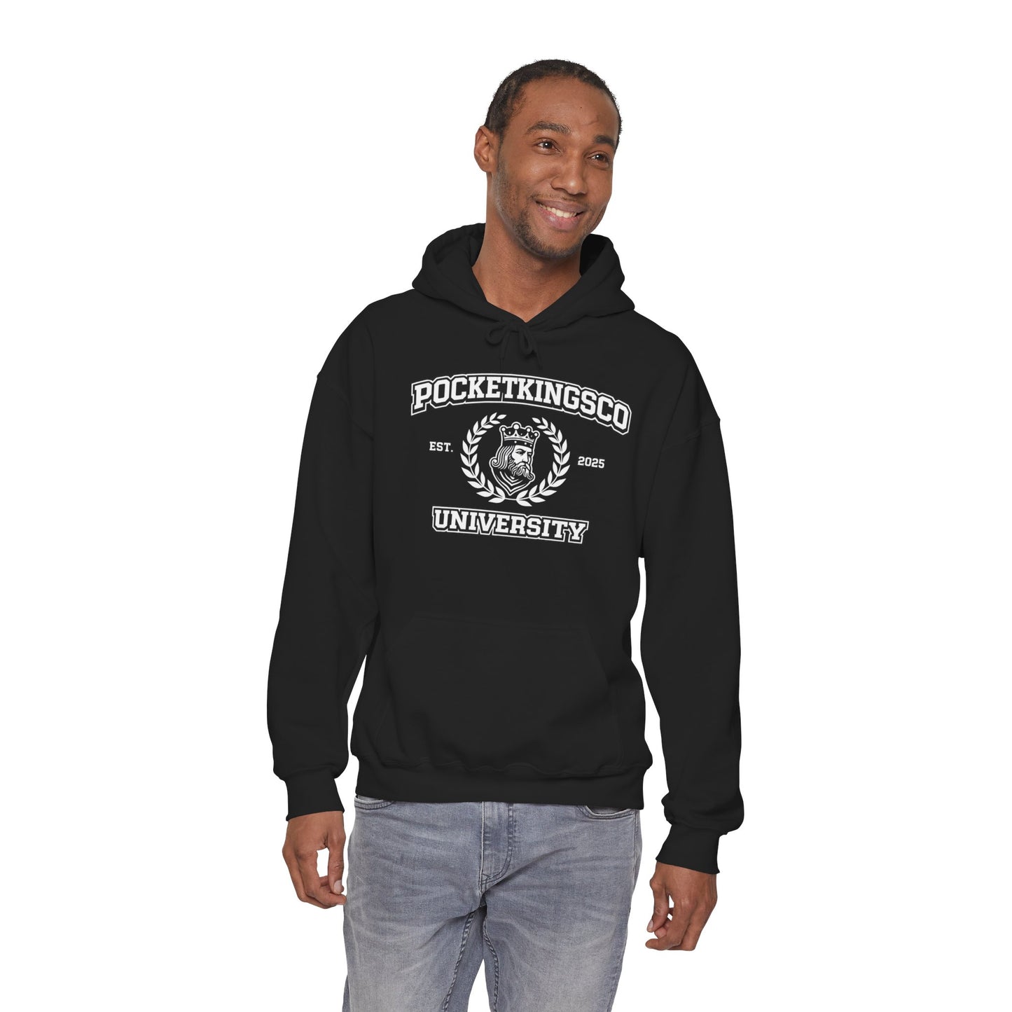 PocketKingsCo University Hoodie — Classic College Edition