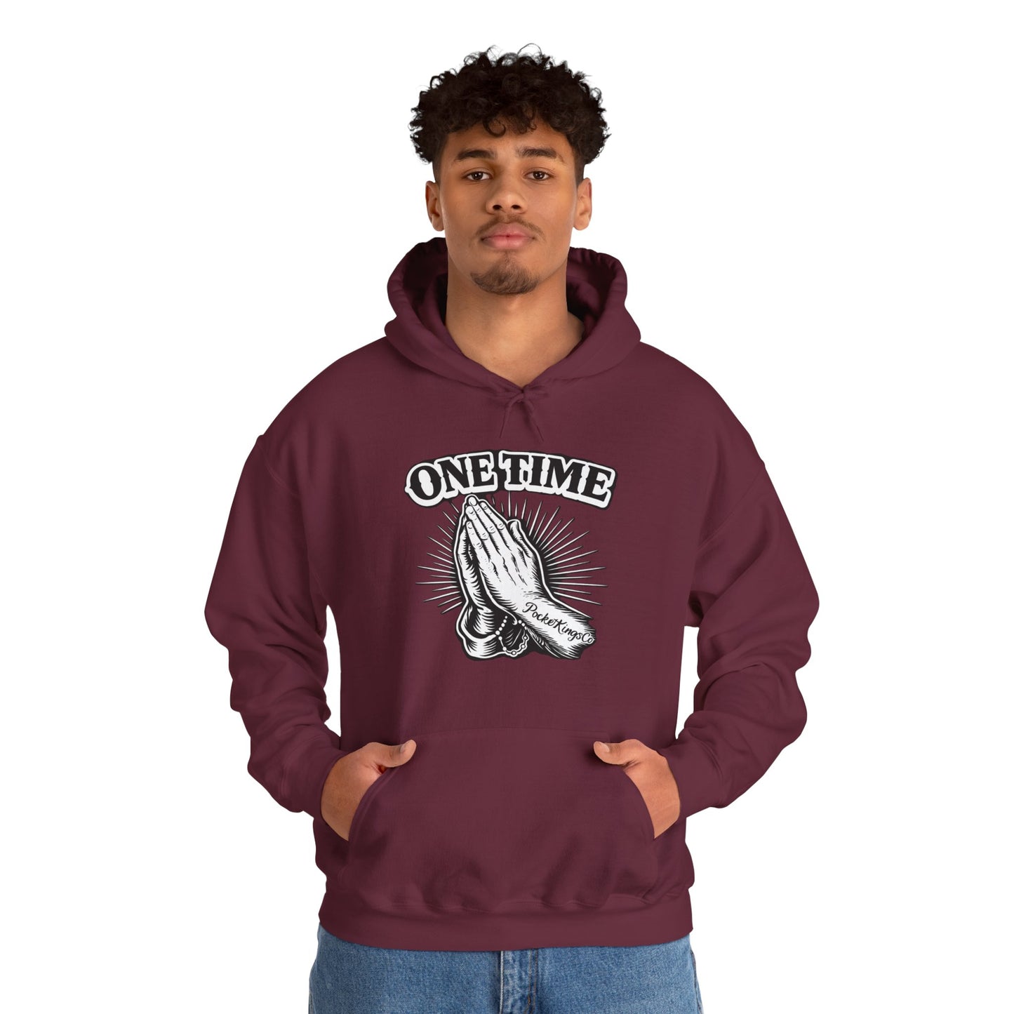 One Time PocketKingsCo Poker Mindset Hoodie
