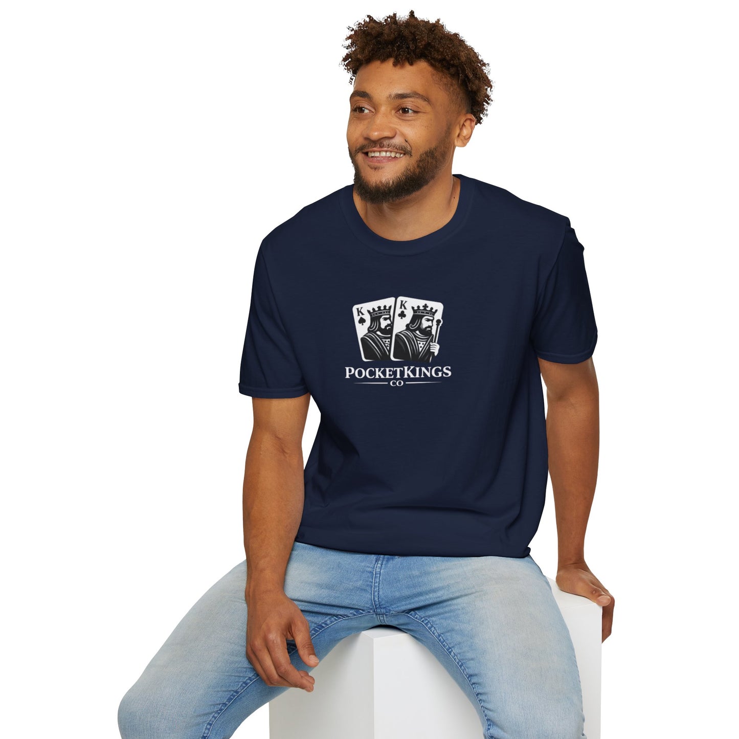 Classic Pocket Kings Logo T-Shirt – PocketKingsCo Signature Poker Tee