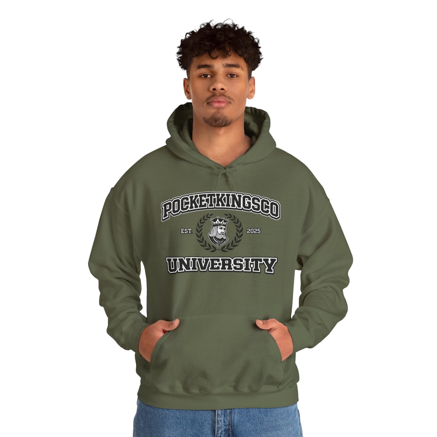 PocketKingsCo University Hoodie — Classic College Edition