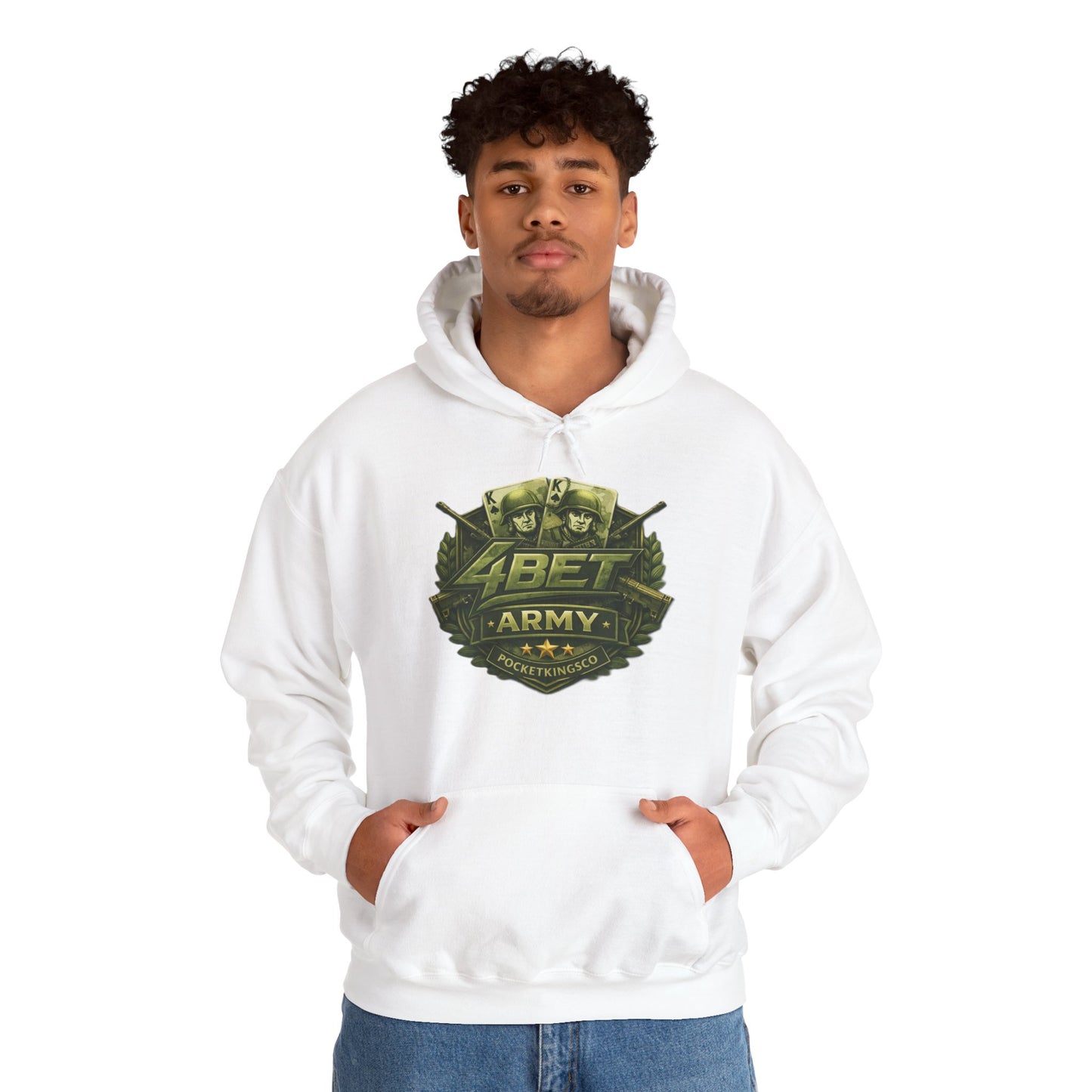 4Bet Army Hoodie – PocketKingsCo Poker