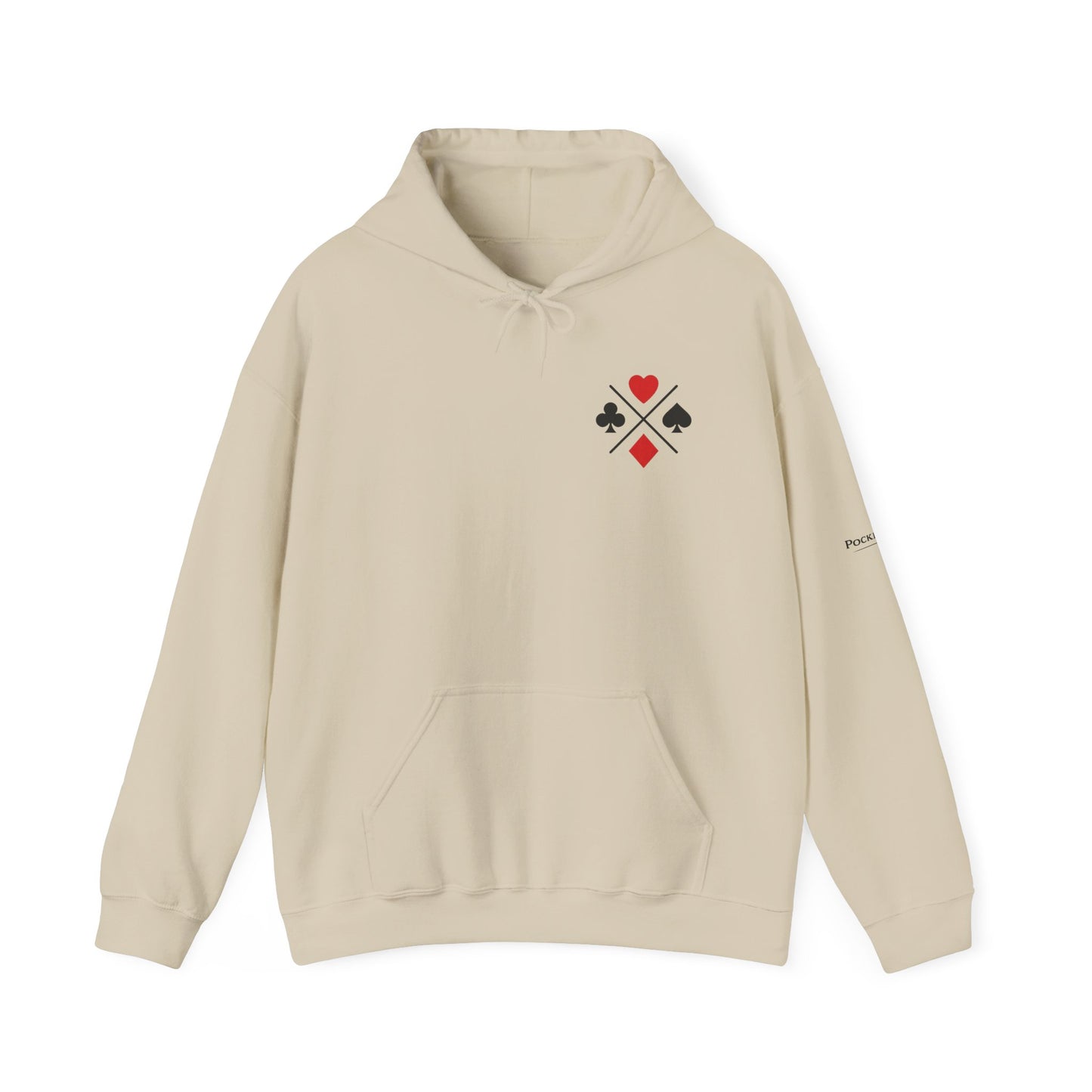 PocketKingsCo Poker Suits Hoodie – Minimal Poker Lifestyle Streetwear