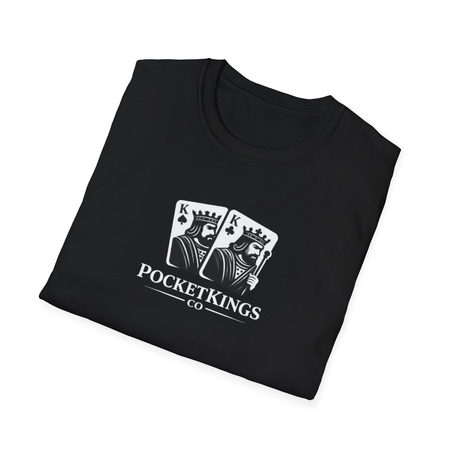 Classic Pocket Kings Logo T-Shirt – PocketKingsCo Signature Poker Tee