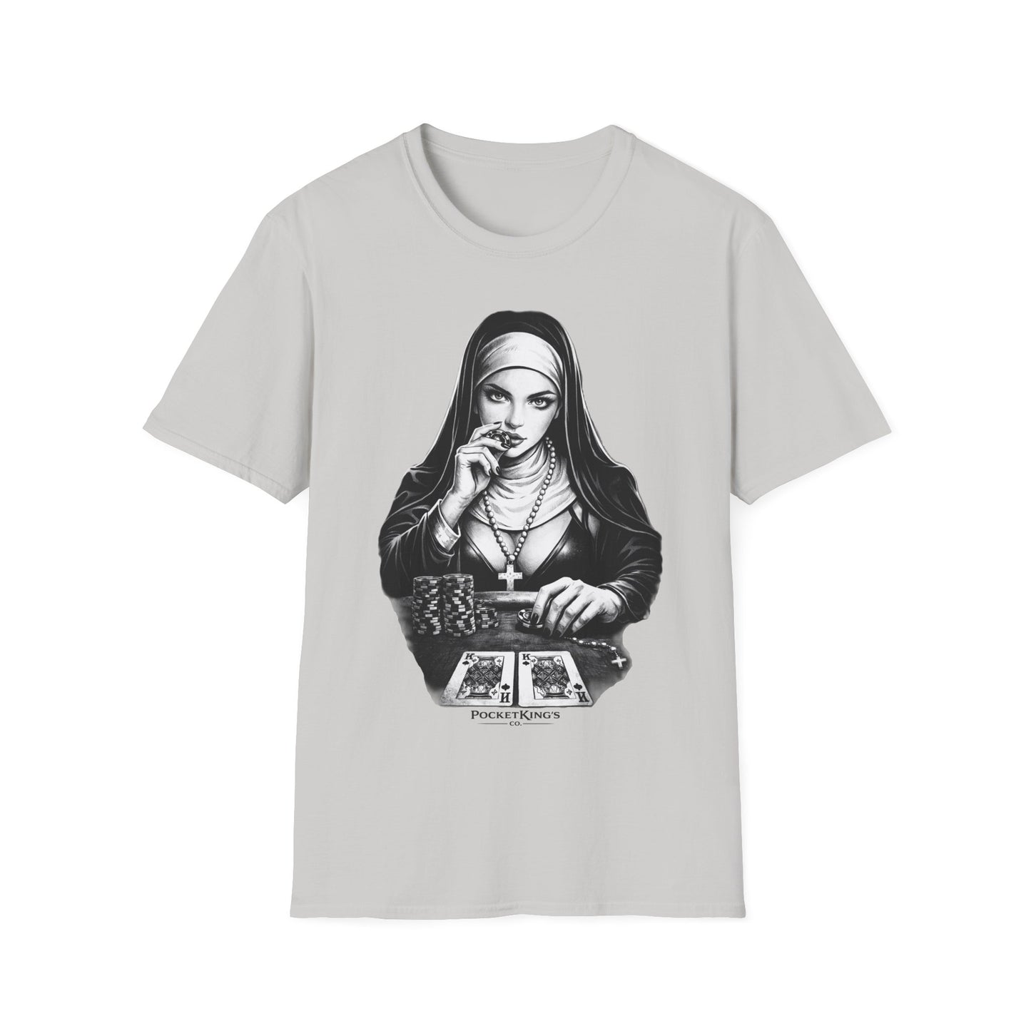 Pocket Kings Nun T-Shirt – Temptation PocketKingsCo Design