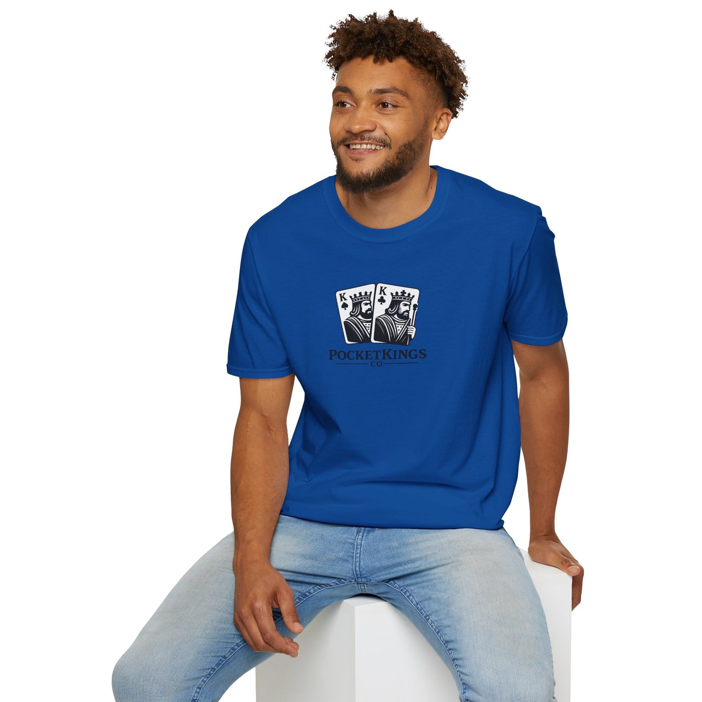 Classic Pocket Kings Logo T-Shirt – PocketKingsCo Signature Poker Tee