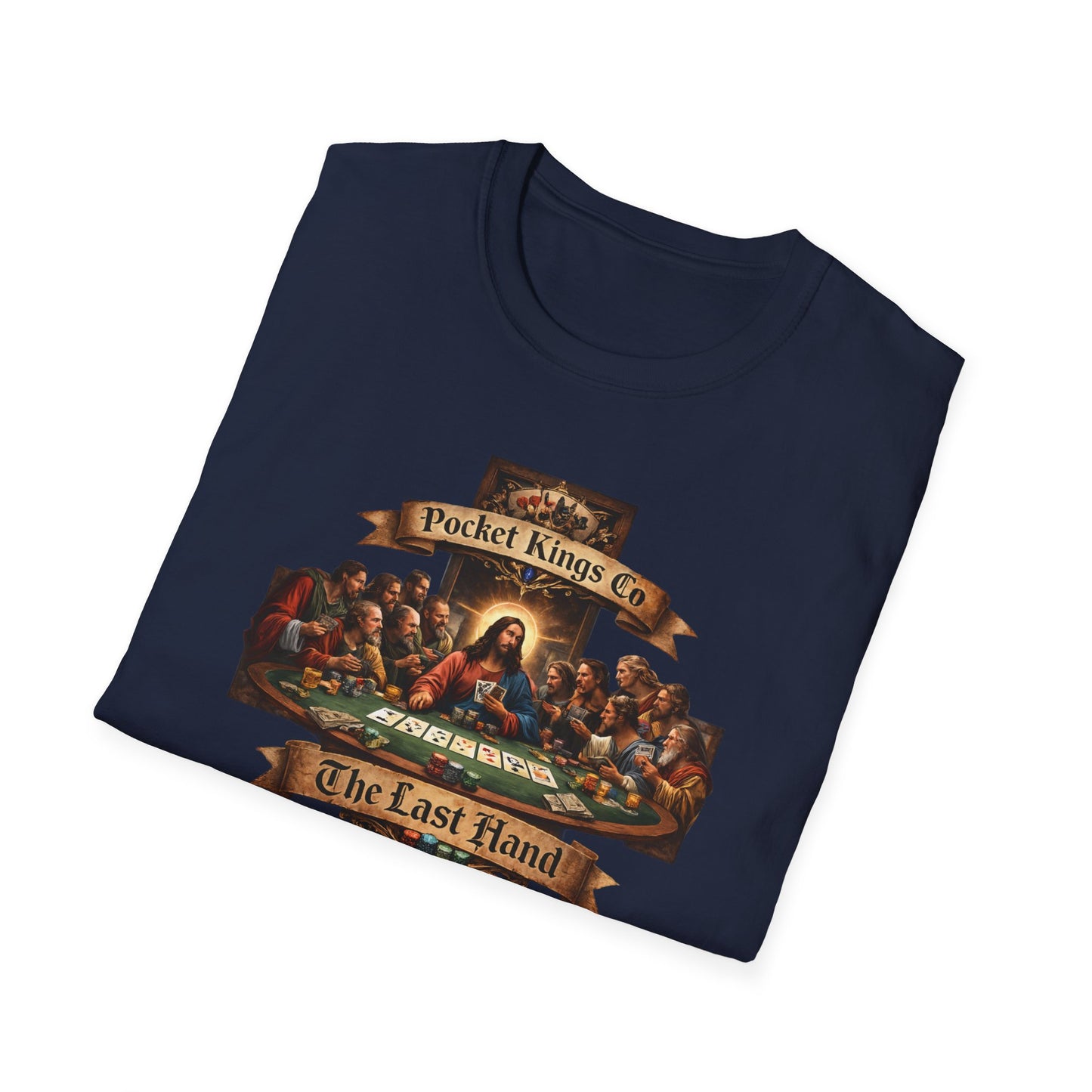 ''The Last Hand'' Poker T-Shirt – PocketKingsCo Faith & Poker Edition