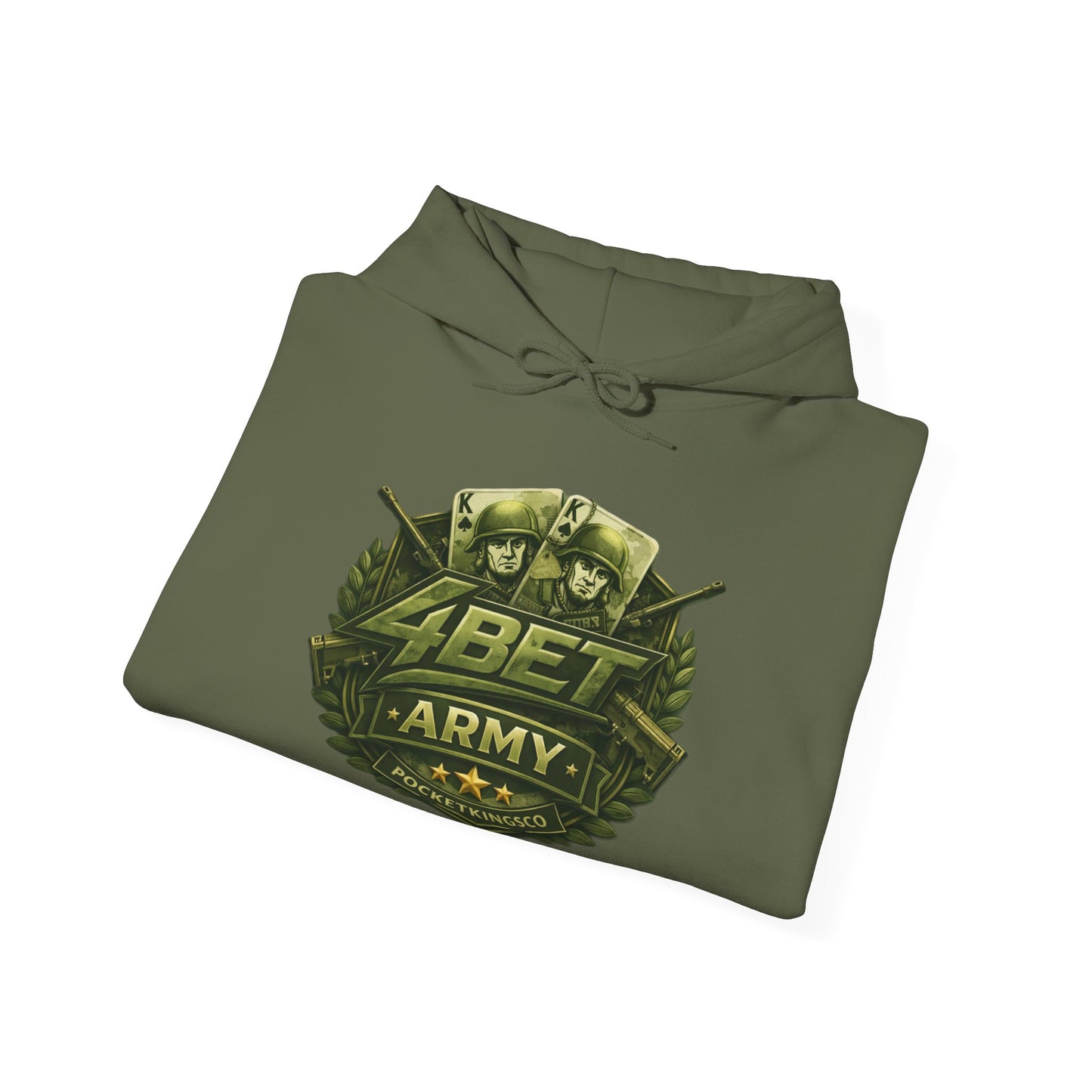 4Bet Army Hoodie – PocketKingsCo Poker
