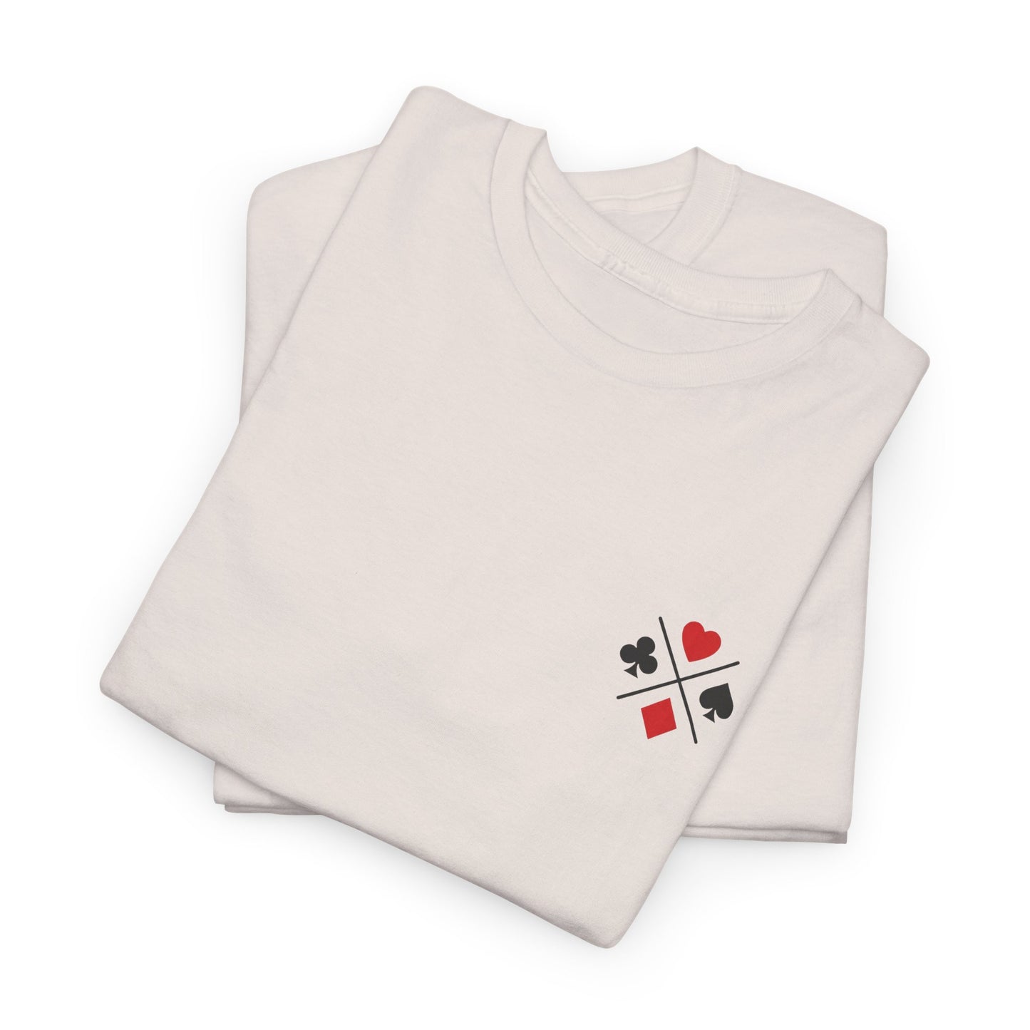 PocketKingsCo Poker Suits Logo T-Shirt – Minimal Left Chest Design