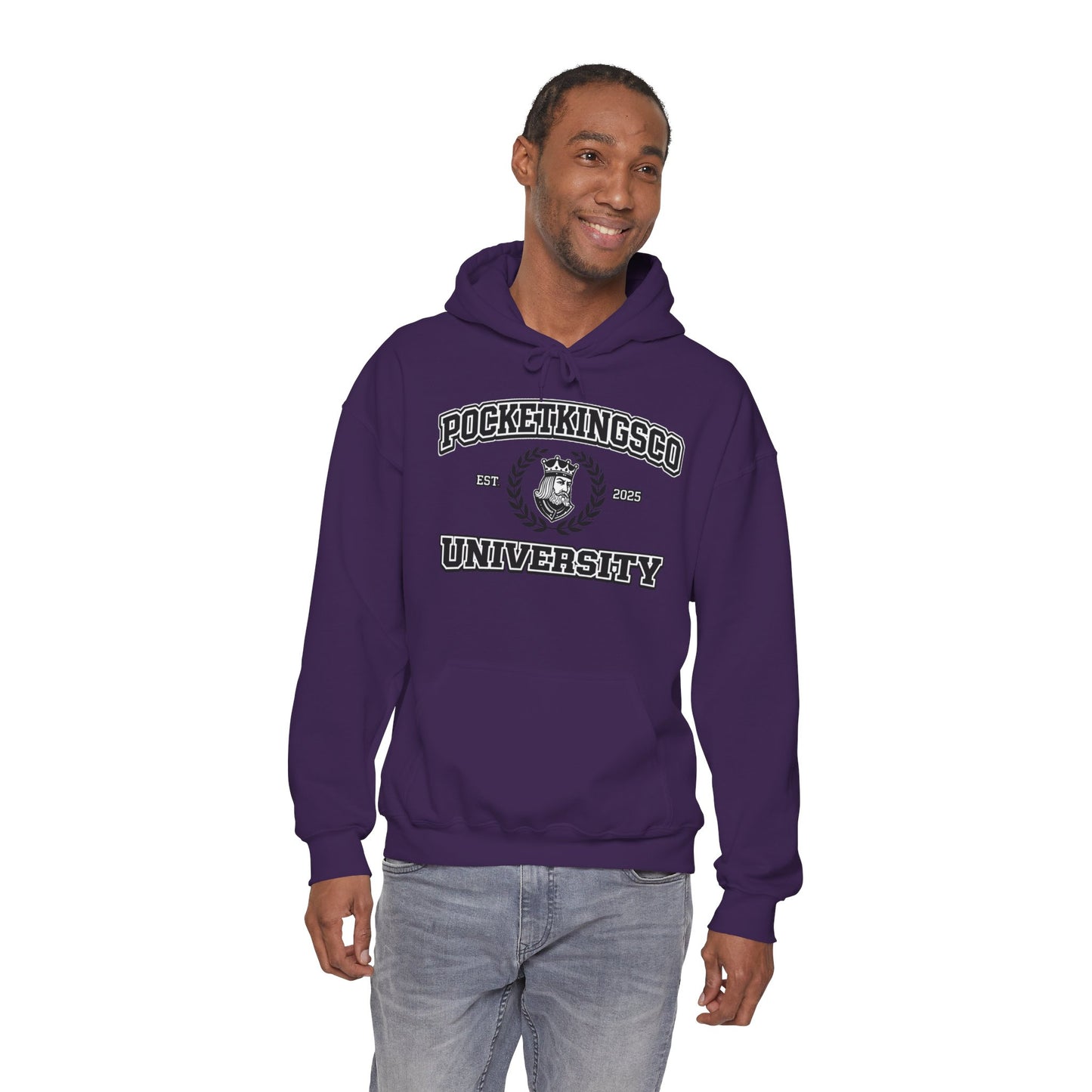 PocketKingsCo University Hoodie — Classic College Edition