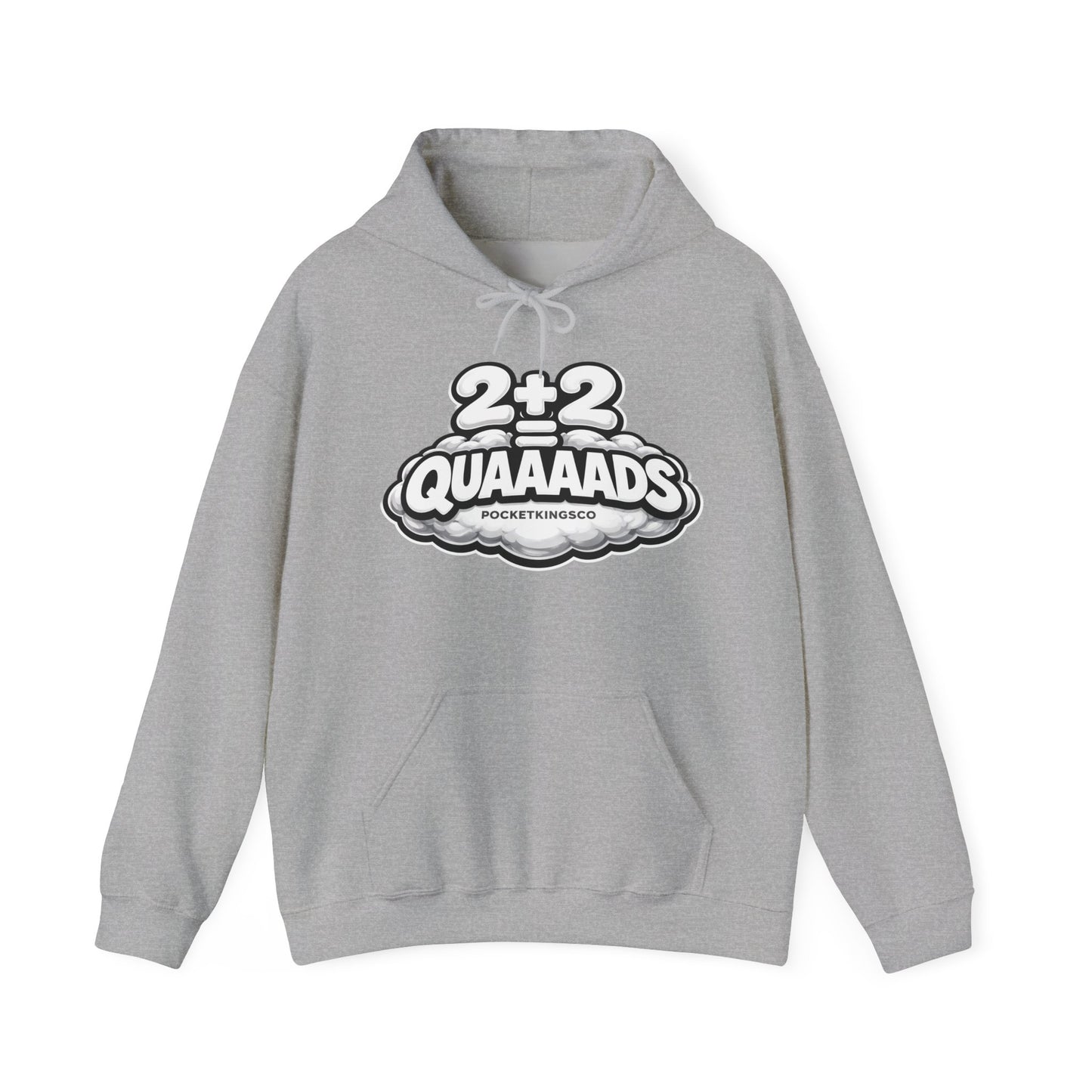2+2 = QUAAAADS | PocketKingsCo Poker Hoodie