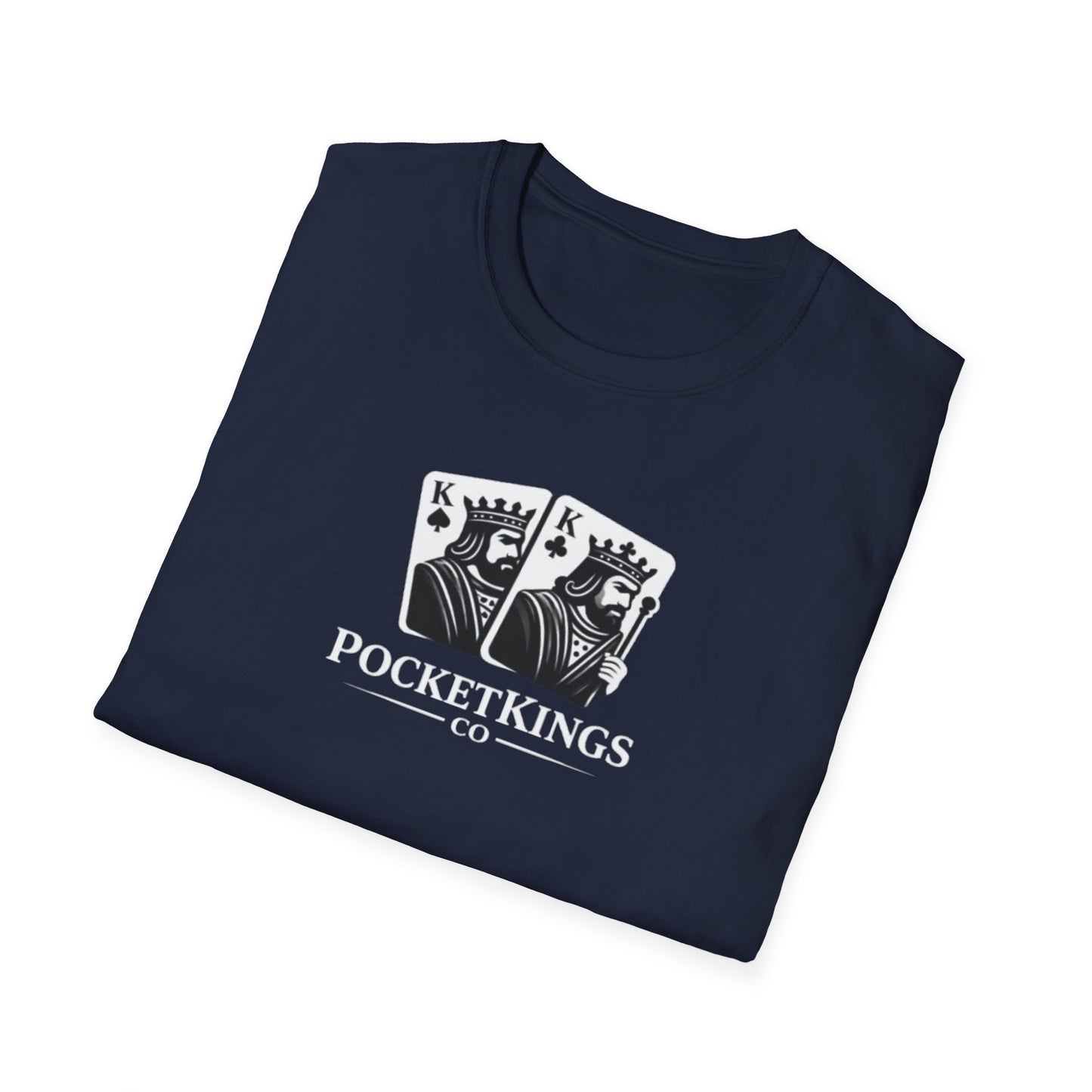 Classic Pocket Kings Logo T-Shirt – PocketKingsCo Signature Poker Tee