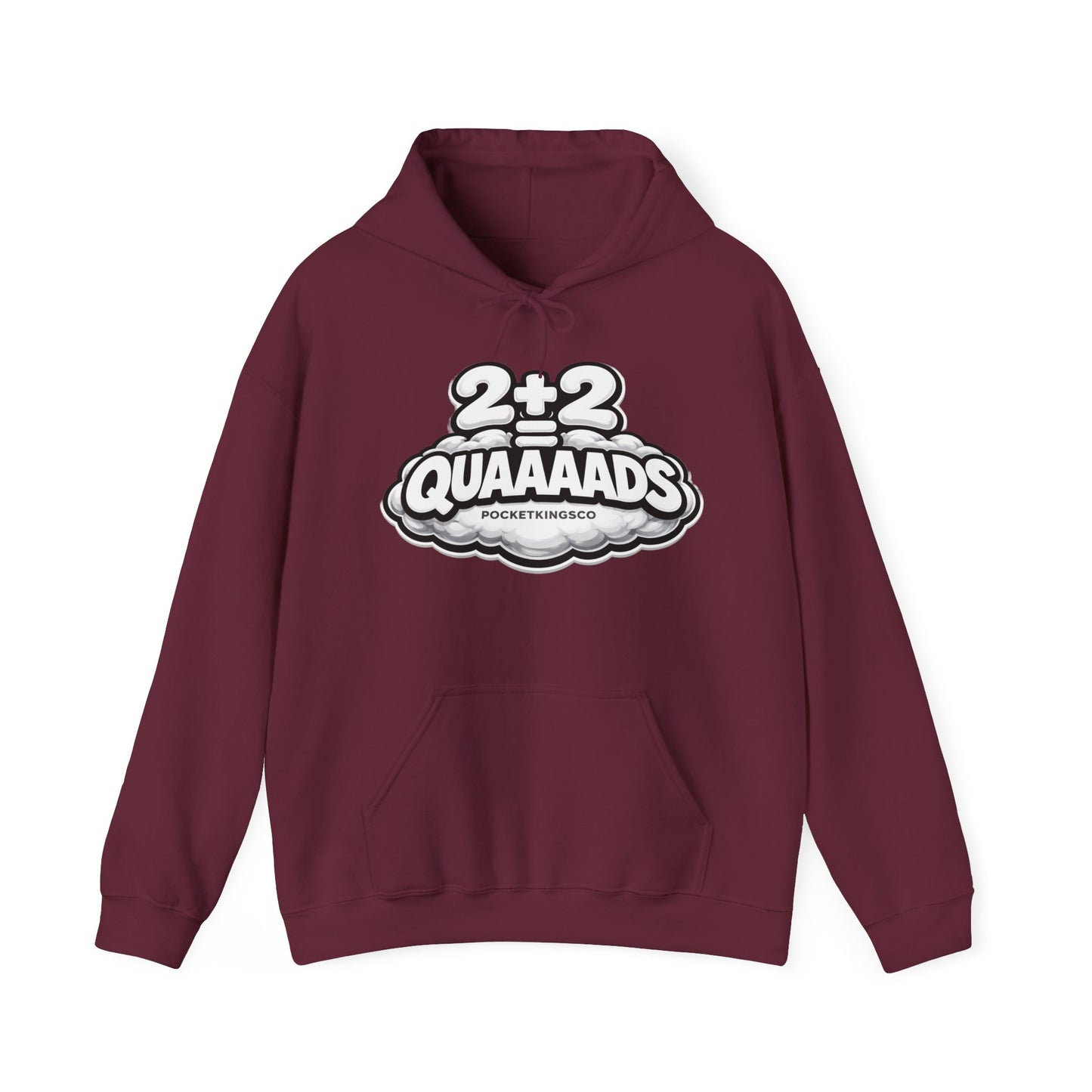 2+2 = QUAAAADS | PocketKingsCo Poker Hoodie