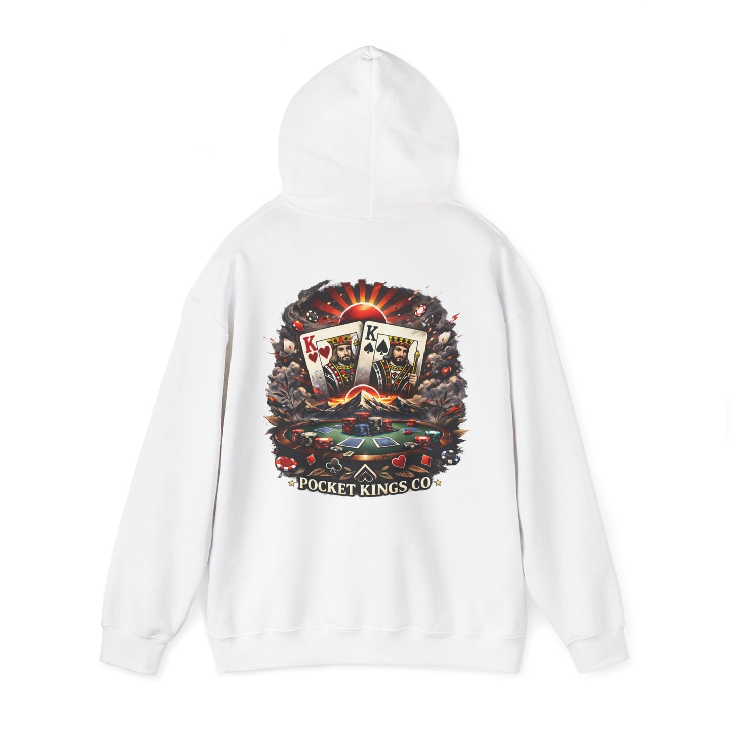 Rising Kings Hoodie – Poker Sunrise Back Graphic | PocketKingsCo