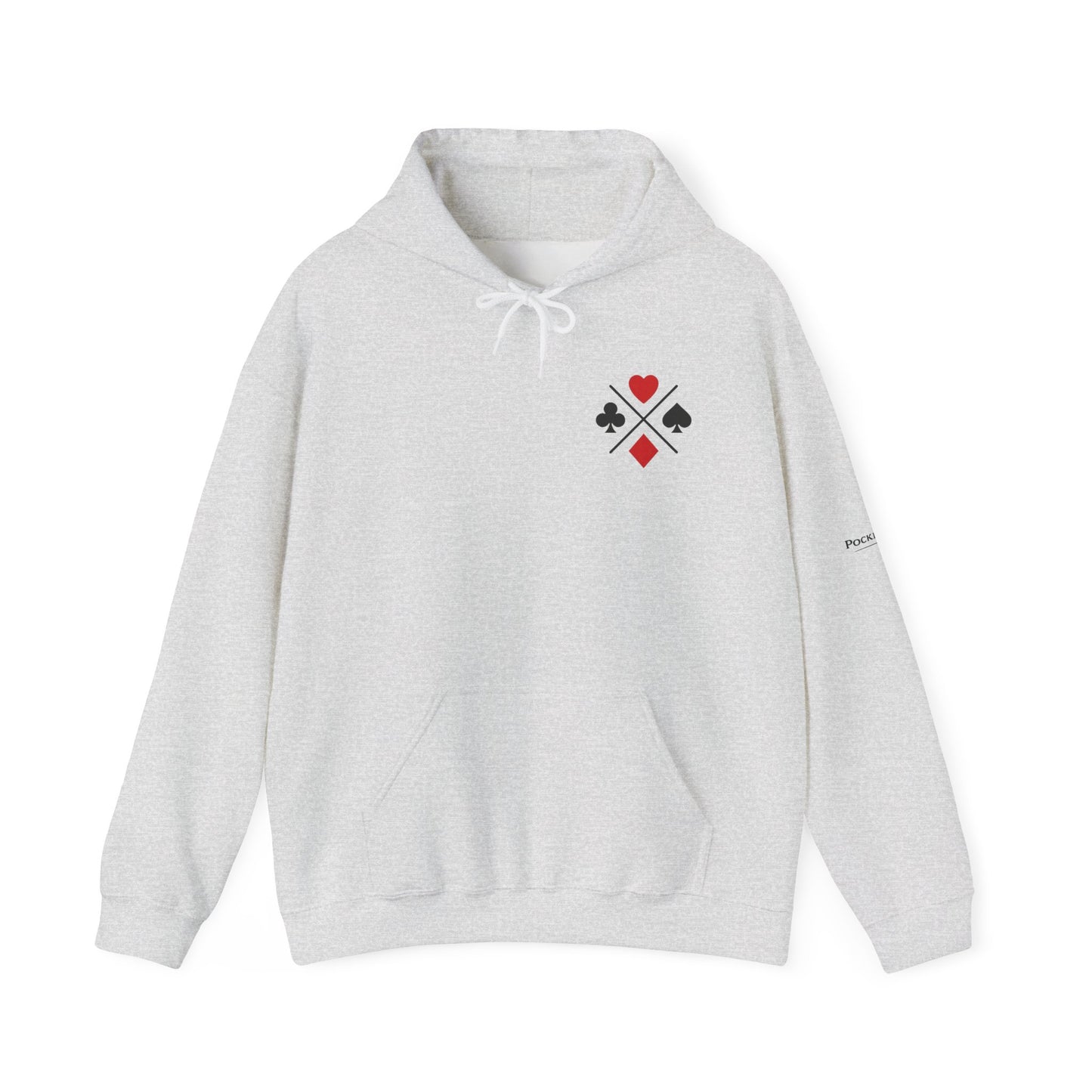 PocketKingsCo Poker Suits Hoodie – Minimal Poker Lifestyle Streetwear