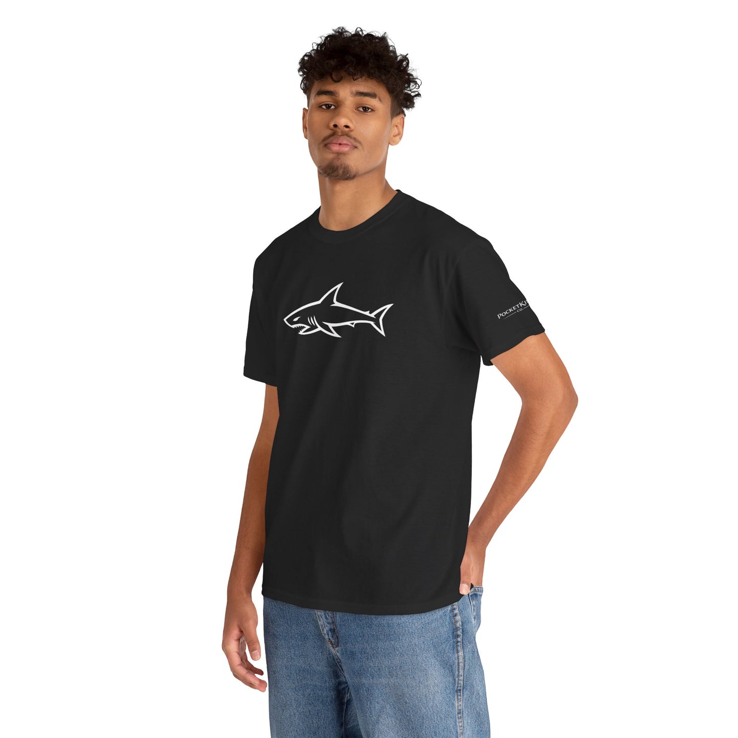Shark At The Table Shirt — PocketKingsCo Shark Tee